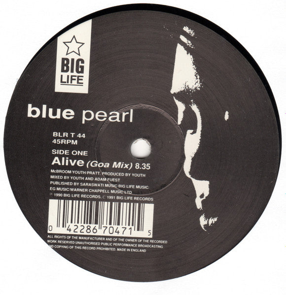 Blue Pearl : Alive (12", Single)