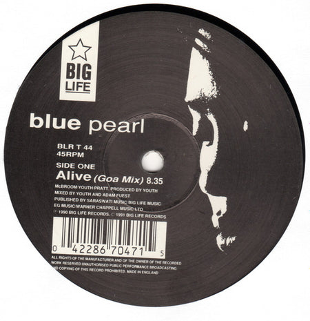 Blue Pearl : Alive (12", Single)