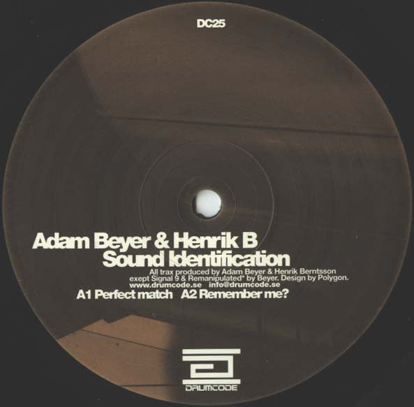 Adam Beyer & Henrik B : Sound Identification (2x12")