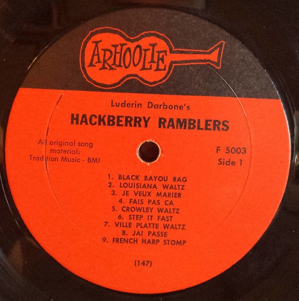 Hackberry Ramblers : Louisiana Cajun Music (LP, Album, Mono)