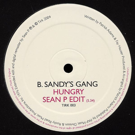 Tantra (2) / Sandy's Gang : A Place Called Tarot / Hungry (12")