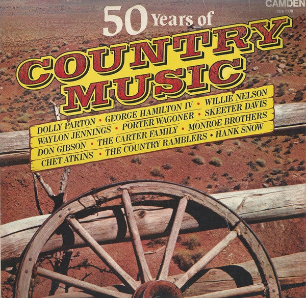 Various : 50 Years Of Country Music (LP, Comp)