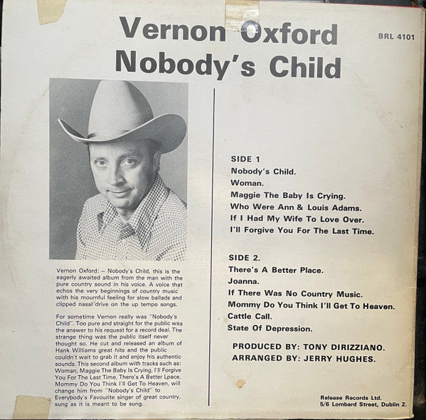 Vernon Oxford : Nobody's Child (LP, Album)