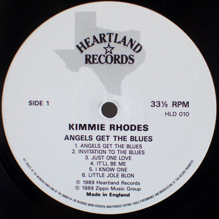 Kimmie Rhodes : Angels Get The Blues (LP, Album)