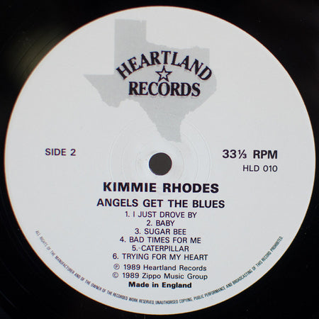 Kimmie Rhodes : Angels Get The Blues (LP, Album)