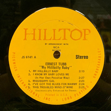 Ernest Tubb : My Hillbilly Baby (LP, Album)