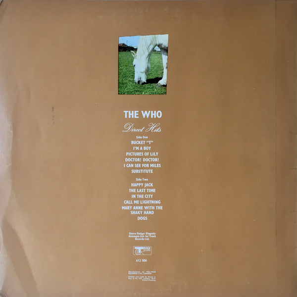 The Who : Direct Hits (LP, Comp, Mono)