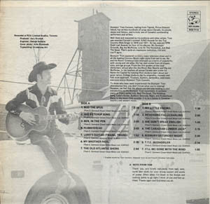 Stompin' Tom Connors : Bud The Spud  (LP, Album, RE)