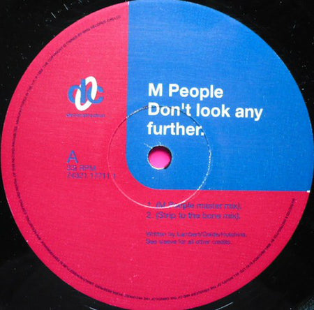 M People : Don't Look Any Further (12", Single)