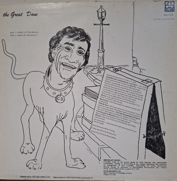 Clem Dane : The Great Dane ( Live at the Apollo ) (LP, Album)