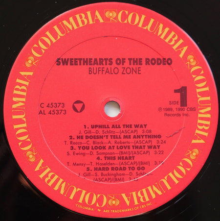 Sweethearts Of The Rodeo : Buffalo Zone (LP, Album)