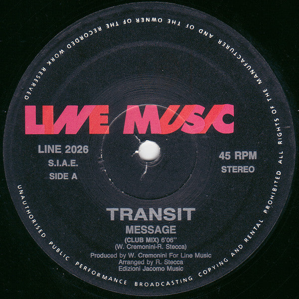 Transit (2) : Message (12")