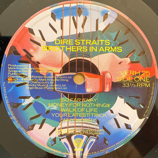 Dire Straits : Brothers In Arms (LP, Album, RE)