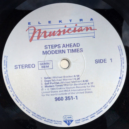Steps Ahead : Modern Times (LP, Album)