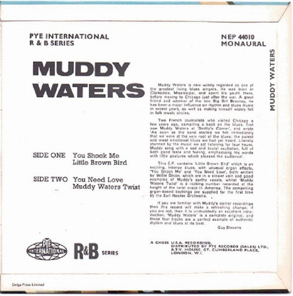 Muddy Waters : Muddy Waters (7", EP, Mono, Sol)