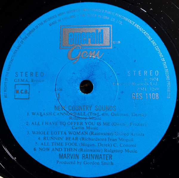 Marvin Rainwater : New Country Sounds (LP, Album)