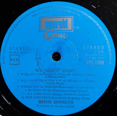 Marvin Rainwater : New Country Sounds (LP, Album)
