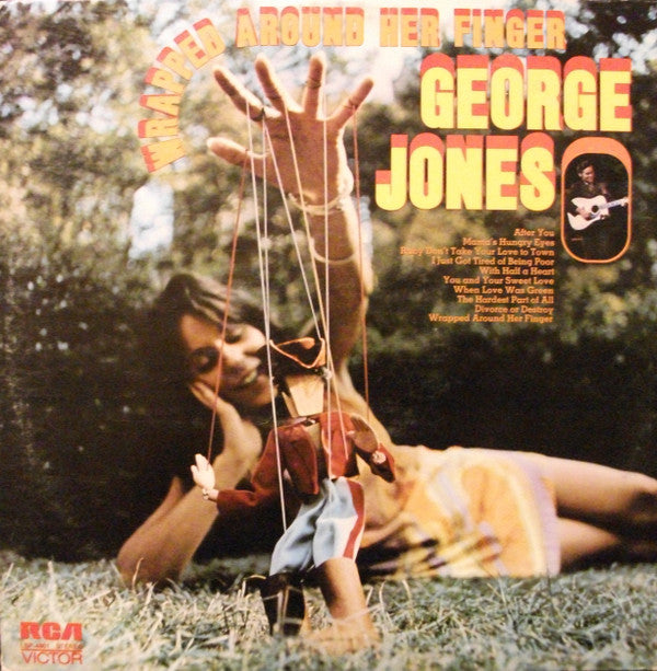 George Jones (2) : Wrapped Around Her Finger (LP, Album)
