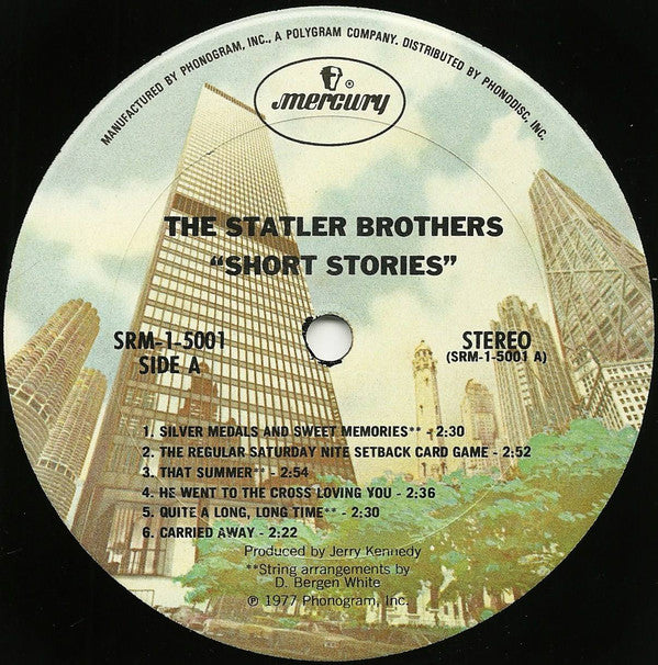 The Statler Brothers : Short Stories (LP, Album, Pit)