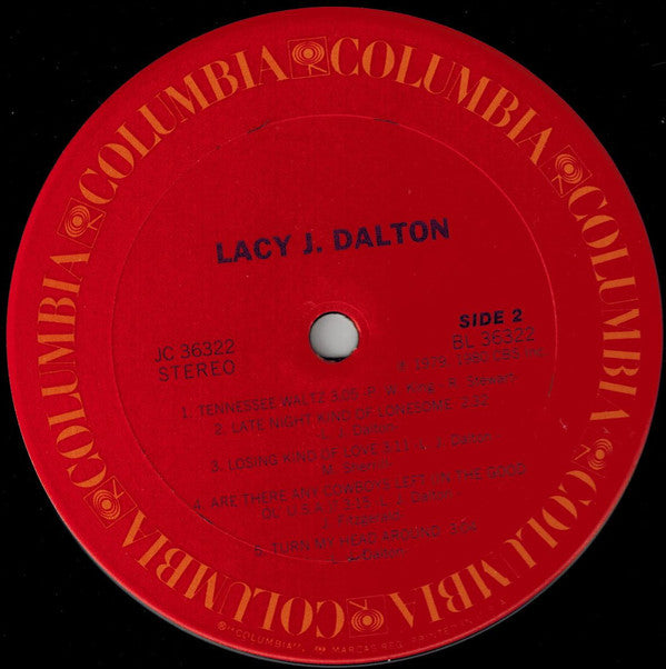 Lacy J. Dalton : Lacy J. Dalton (LP, Album, San)