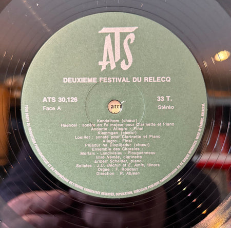 Chorales du Léon, Roger Abjean : Deuxième Festival De Musique De L'Abbaye Du Relecq – Les Deux Bretagnes (LP, Comp)
