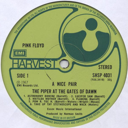 Pink Floyd : A Nice Pair (LP, Album, "TH + LP, Album, RE + Comp, Pha)