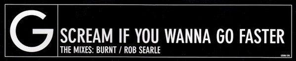 Geri Halliwell : Scream If You Wanna Go Faster (The Mixes: Burnt / Rob Searle) (12", Promo)