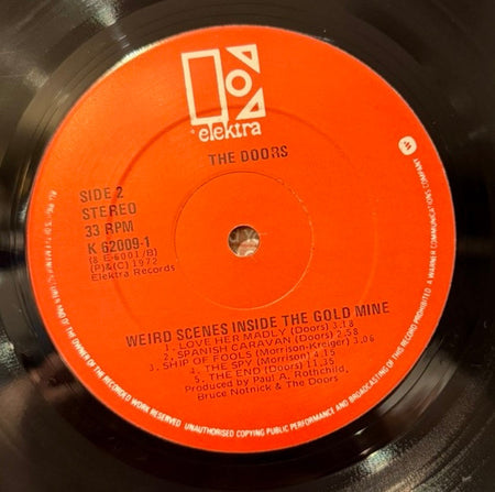 The Doors : Weird Scenes Inside The Gold Mine (2xLP, Comp, RP)