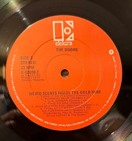 The Doors : Weird Scenes Inside The Gold Mine (2xLP, Comp, RP)
