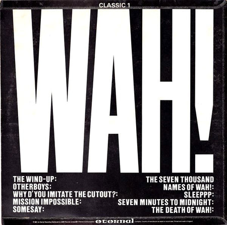 Wah! : Nah=Poo - The Art Of Bluff (LP, Album)