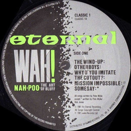 Wah! : Nah=Poo - The Art Of Bluff (LP, Album)