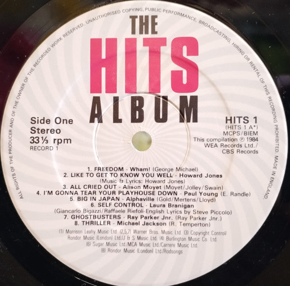 Various : The Hits Album (2xLP, Comp)