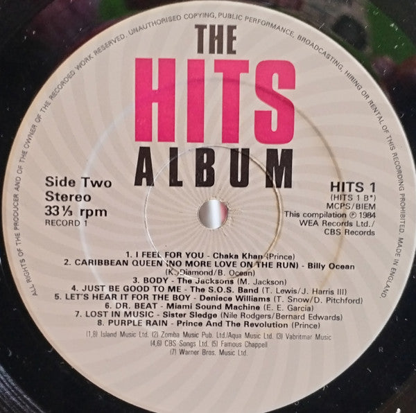 Various : The Hits Album (2xLP, Comp)