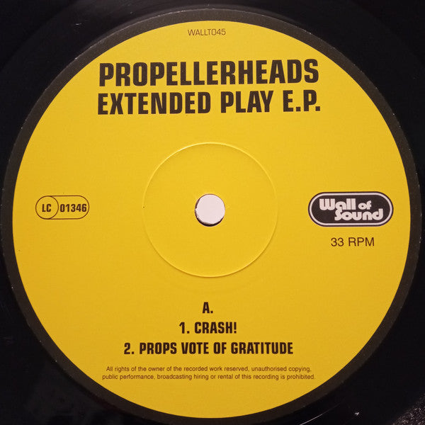Propellerheads : Extended Play E.P. (12", EP)