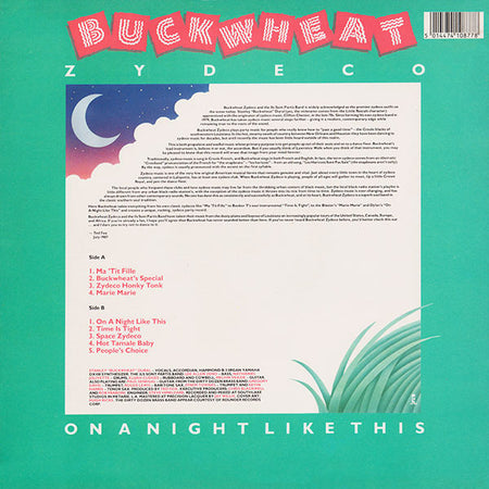 Buckwheat Zydeco : On A Night Like This (LP, Album)