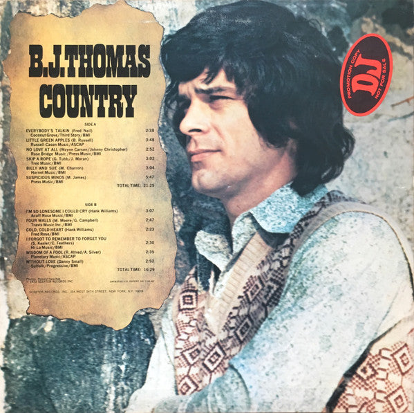 B.J. Thomas : Country (LP, Comp)