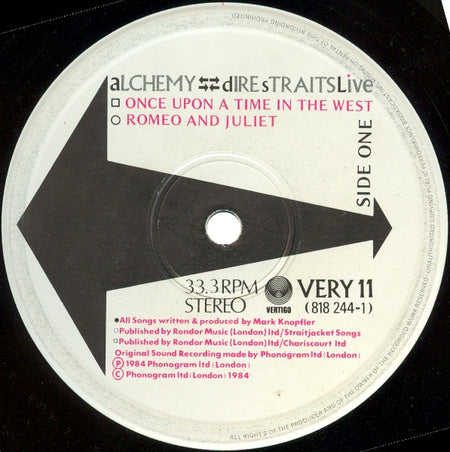 Dire Straits : Alchemy - Dire Straits Live (2xLP, Album, M/Print, Gat)