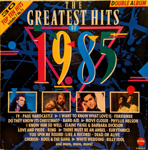 Various : The Greatest Hits Of 1985 (2xLP, Comp)