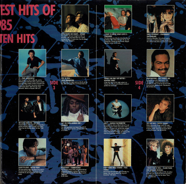 Various : The Greatest Hits Of 1985 (2xLP, Comp)