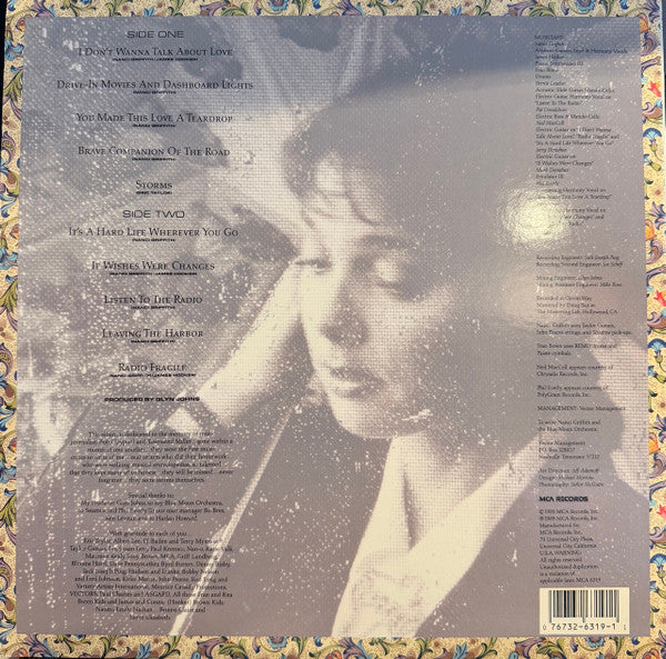 Nanci Griffith : Storms (LP, Album, Glo)