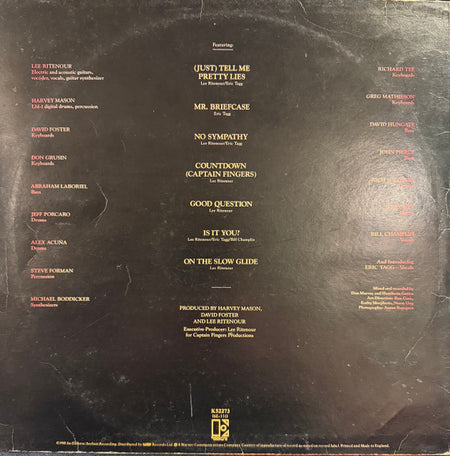 Lee Ritenour : Rit (LP, Album, Iri)