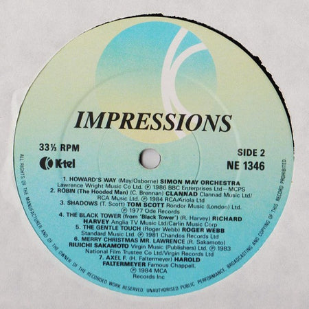 Various : Impressions (15 Instrumental Images) (LP, Comp)