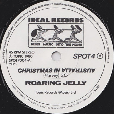 Roaring Jelly : Christmas In Australia (7", Single)