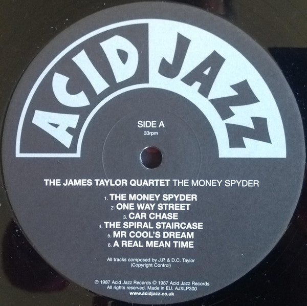 The James Taylor Quartet : The Money Spyder (LP, Album, Ltd, RE, 180)