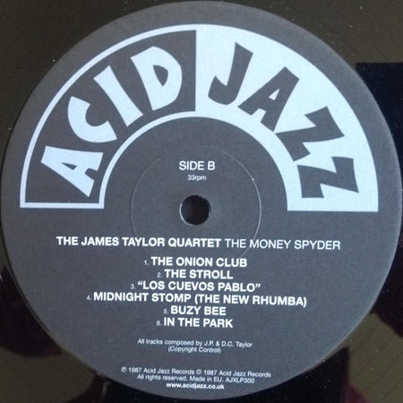The James Taylor Quartet : The Money Spyder (LP, Album, Ltd, RE, 180)