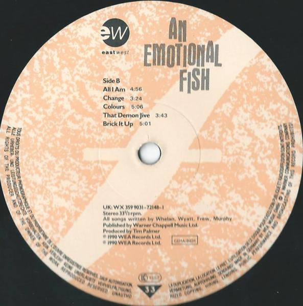 An Emotional Fish : An Emotional Fish (LP, Album)