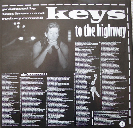 Rodney Crowell : Keys To The Highway (LP, Album)