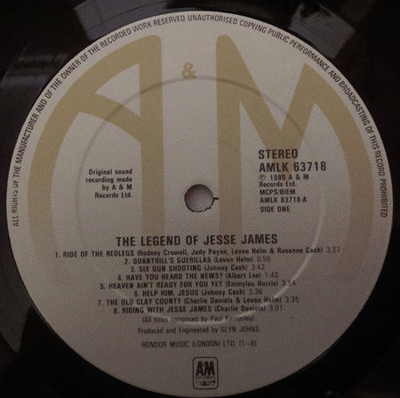Various : The Legend Of Jesse James (LP, Album, Gat)