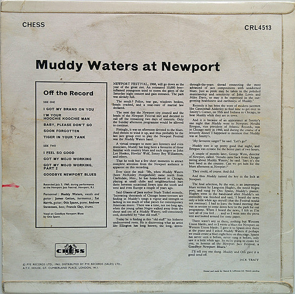 Muddy Waters : Muddy Waters At Newport 1960 (LP, Album, RE)