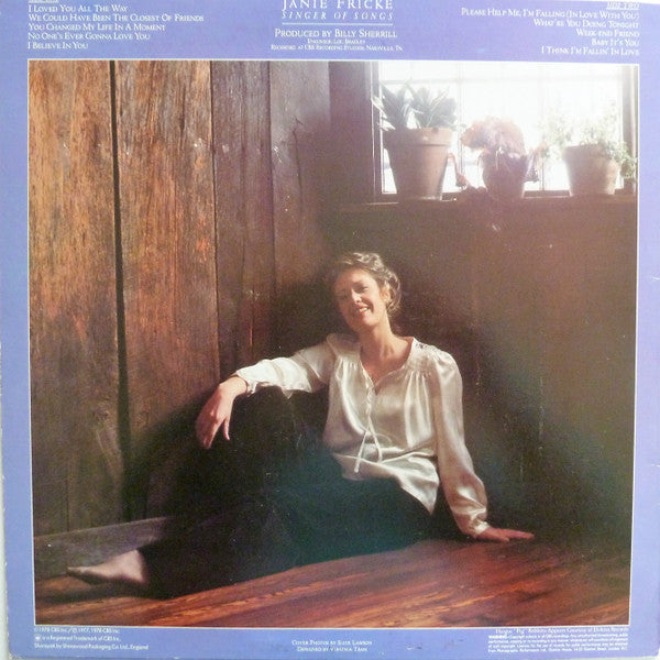 Janie Fricke : Singer Of Songs (LP, Album)